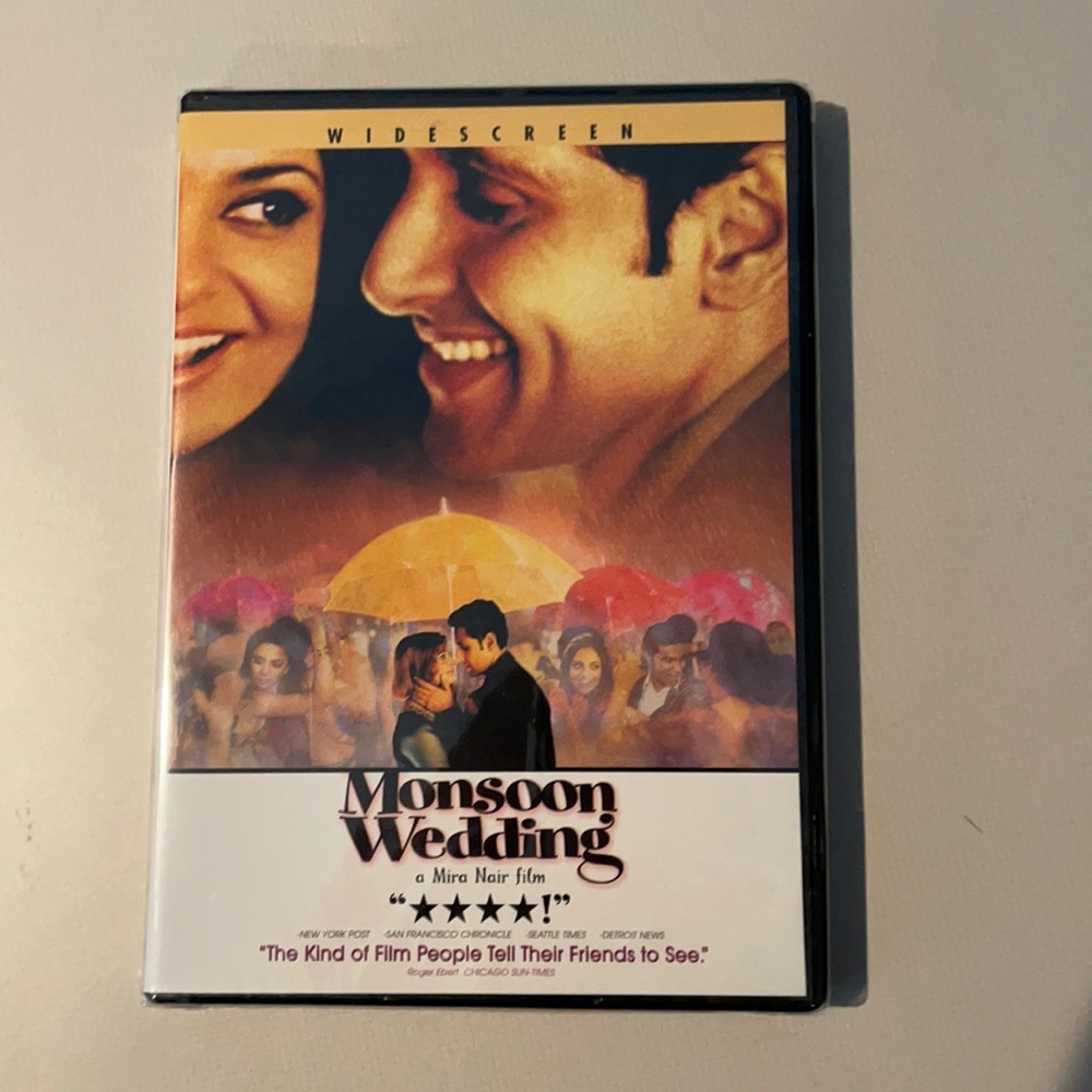 FREE w/purchase Monsoon Wedding DVD New Unopened Widescreen Mira Nair